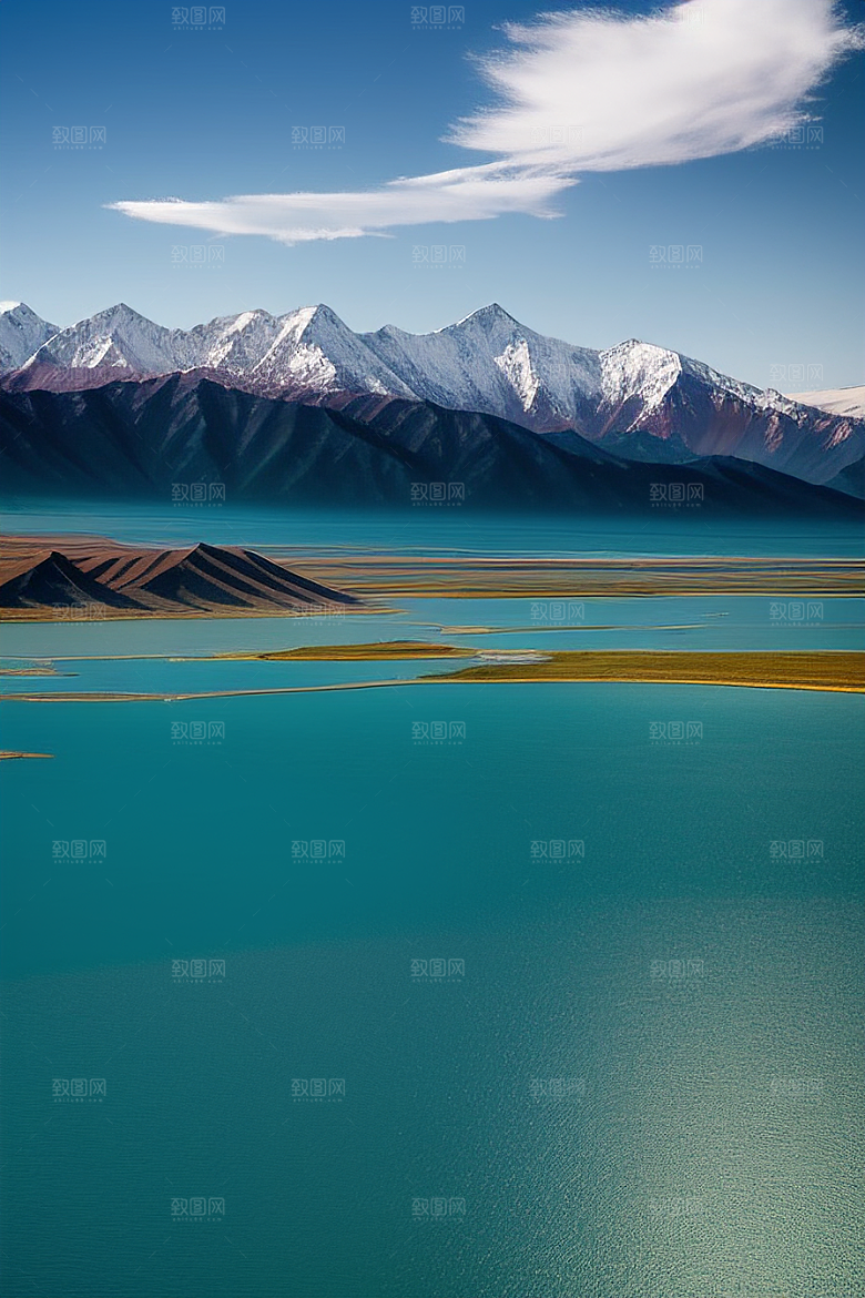 大美青海湖的湖光山色