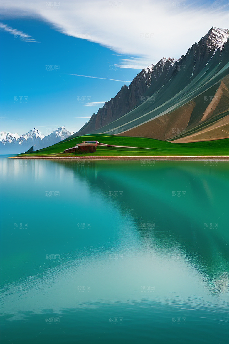 大美青海湖的湖光山色