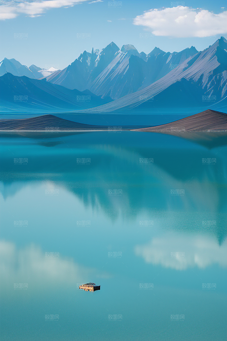 大美青海湖的湖光山色