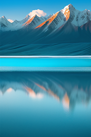 大美青海湖的天空湛蓝