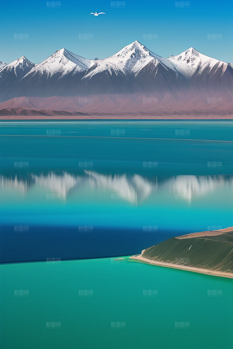 大美青海湖的湖光山色