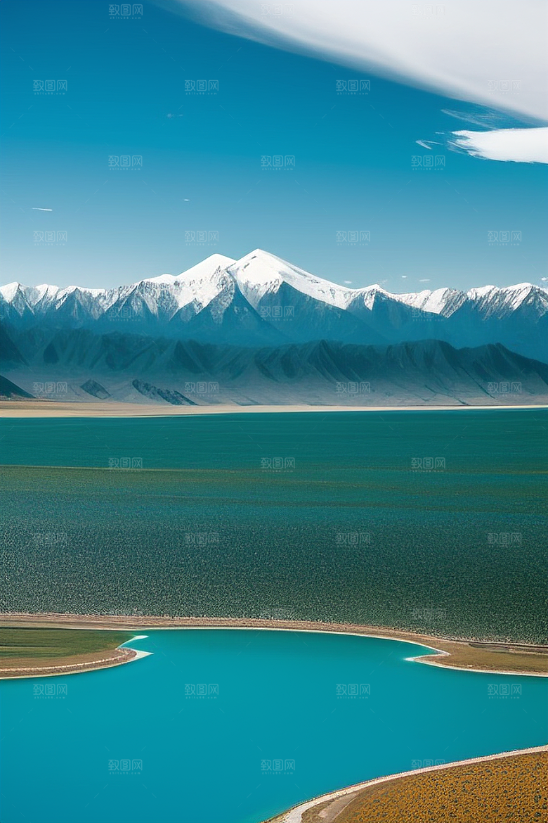 大美青海湖的湖光山色