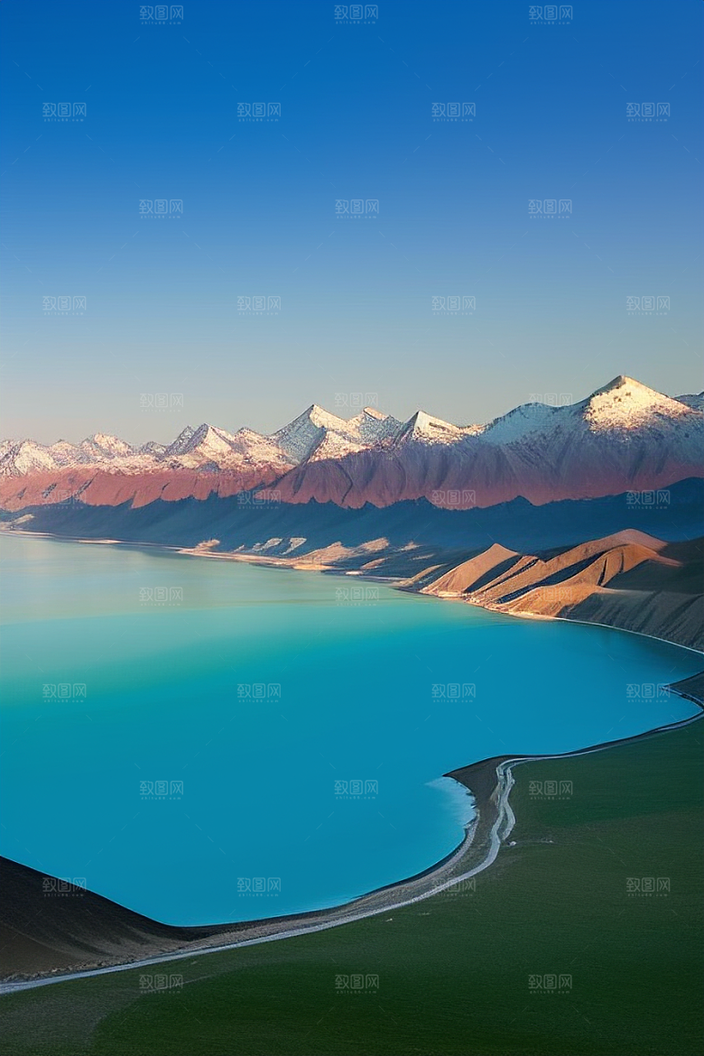 大美青海湖的湖光山色