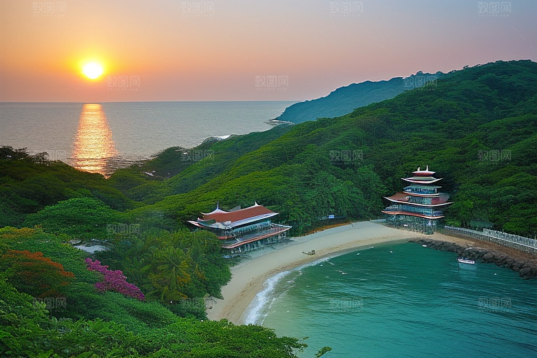鼓浪屿静谧渔村中的诗意画卷