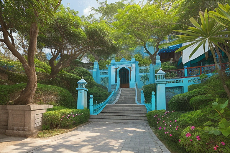 鼓浪屿穿越时光的古老建筑群落
