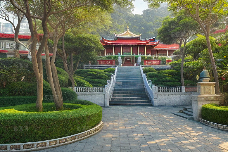 鼓浪屿穿越时光的古老建筑群落
