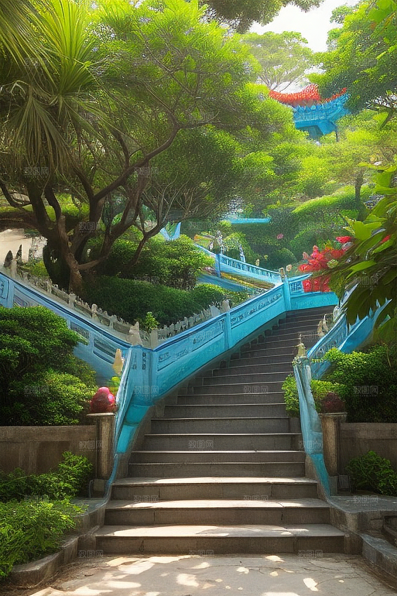 鼓浪屿穿越时光的古老建筑群落
