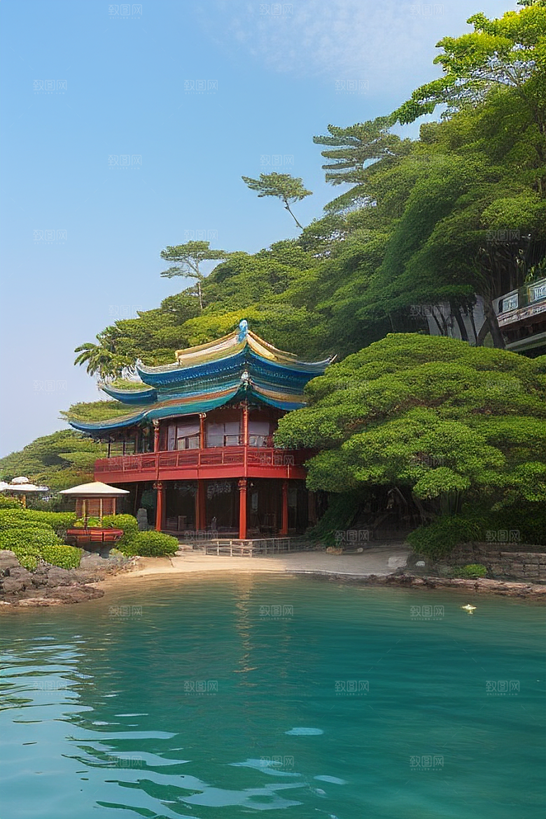 鼓浪屿穿越时光的古老建筑群落
