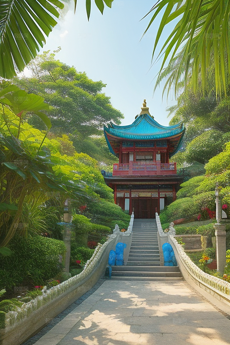 鼓浪屿穿越时光的古老建筑群落