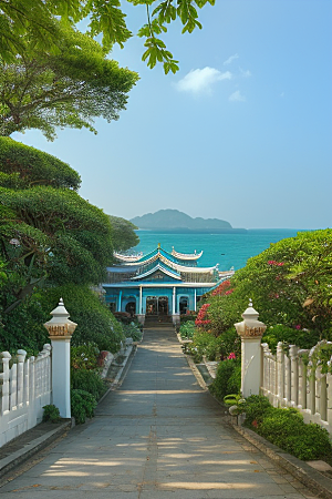 鼓浪屿穿越时光的古老建筑群落