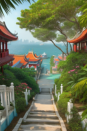 鼓浪屿梦幻般的海岛风光