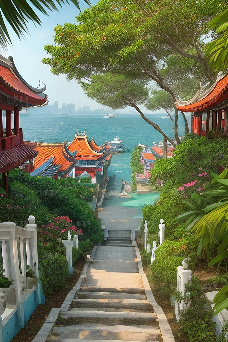 鼓浪屿梦幻般的海岛风光