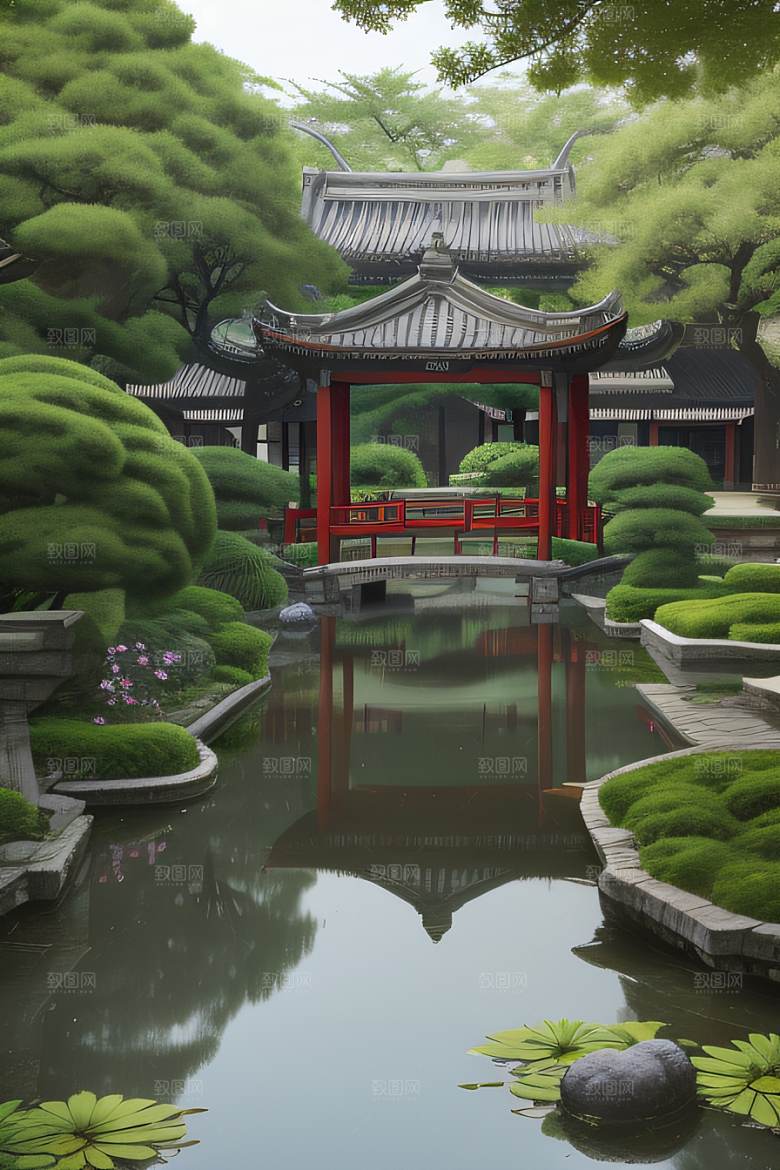 苏州园林细腻精致的建筑与景观