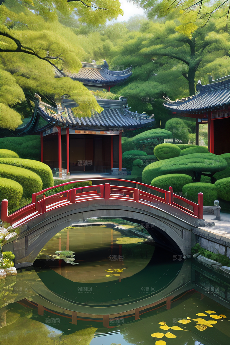 苏州园林梦幻般的江南水乡风光