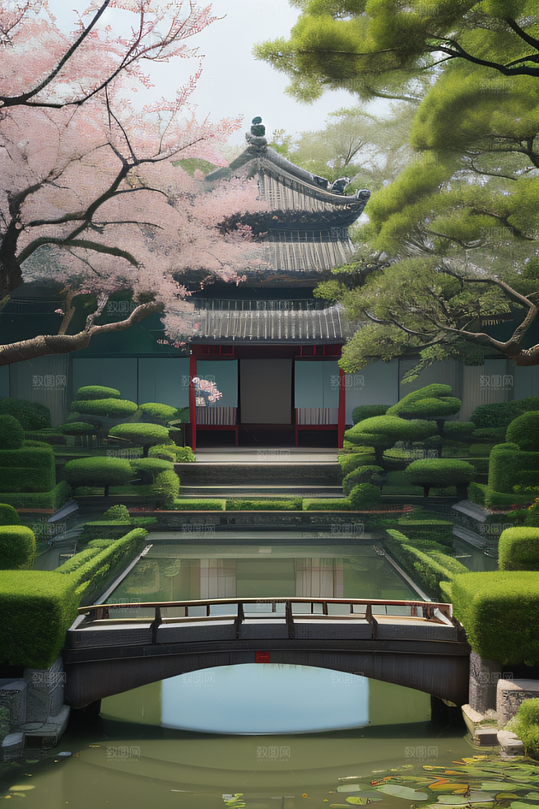 苏州园林梦幻般的江南水乡风光