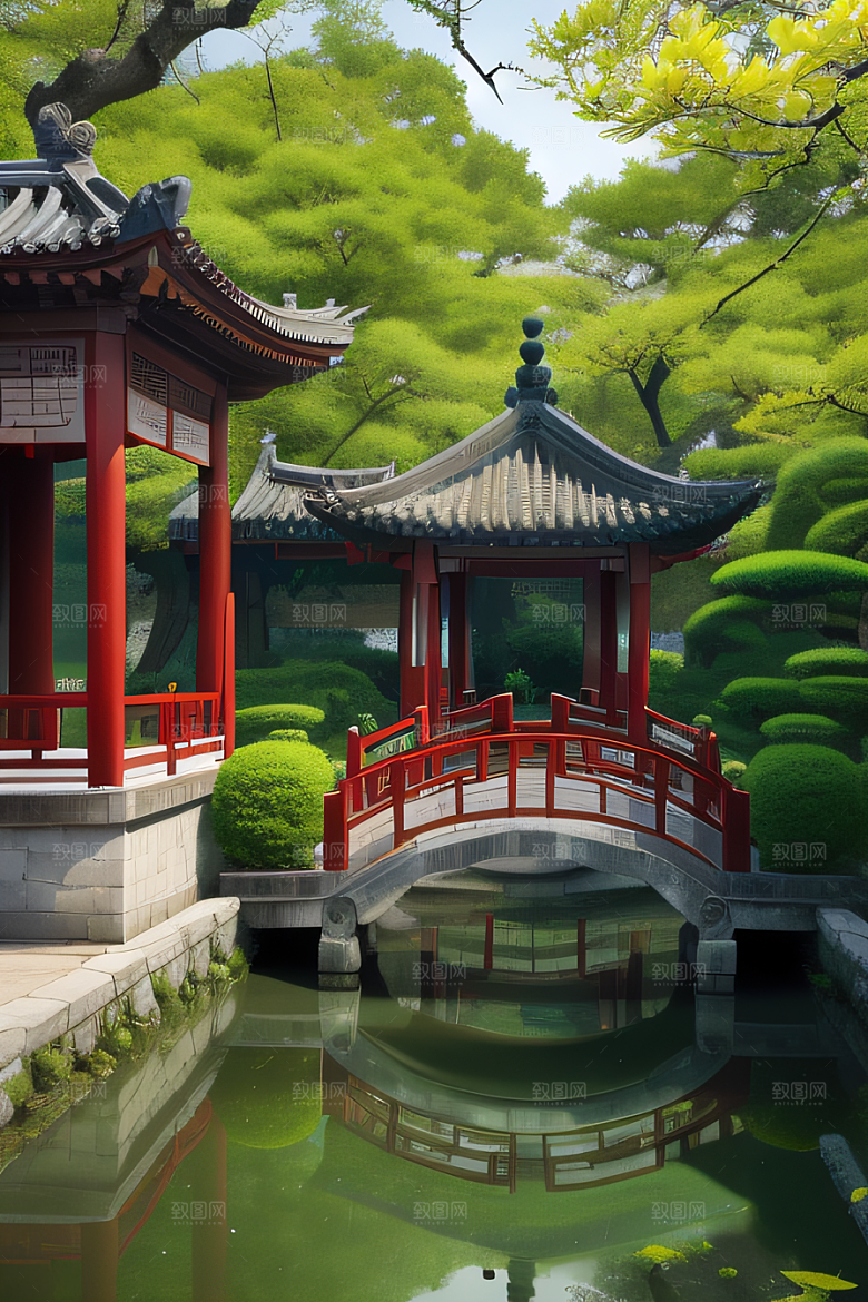 苏州园林梦幻般的江南水乡风光