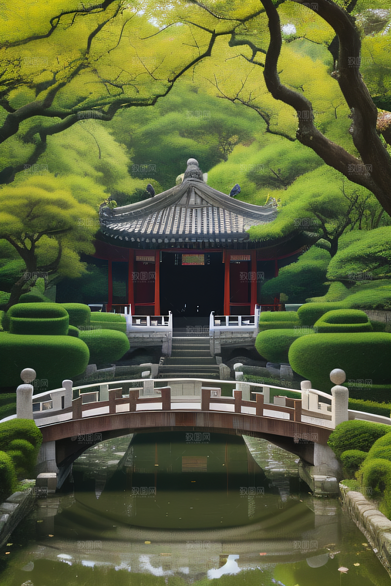 苏州园林梦幻般的江南水乡风光