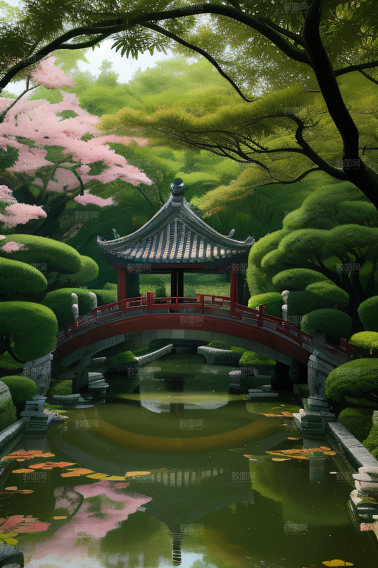 苏州园林梦幻般的江南水乡风光