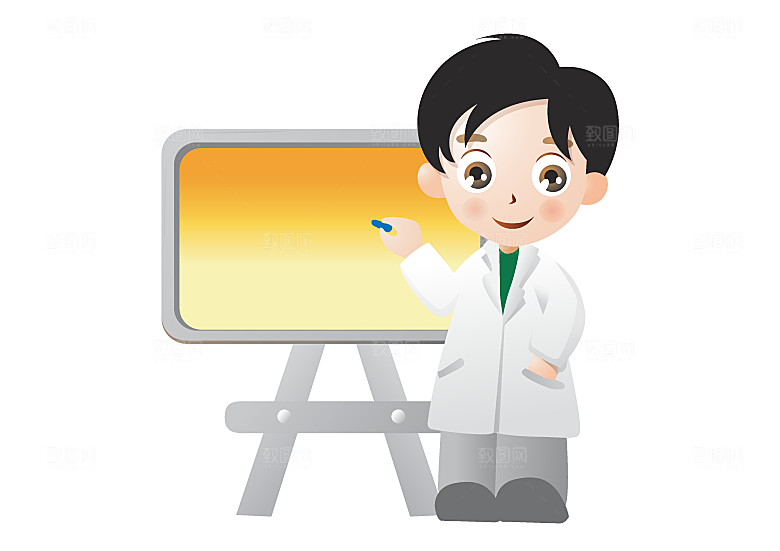卡通手绘人物免扣元素