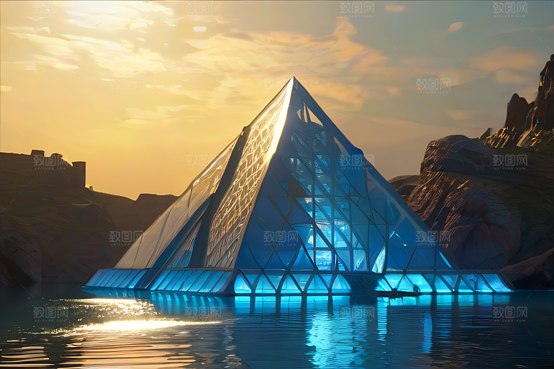 神秘亚特兰蒂斯水晶宫的海底幻境