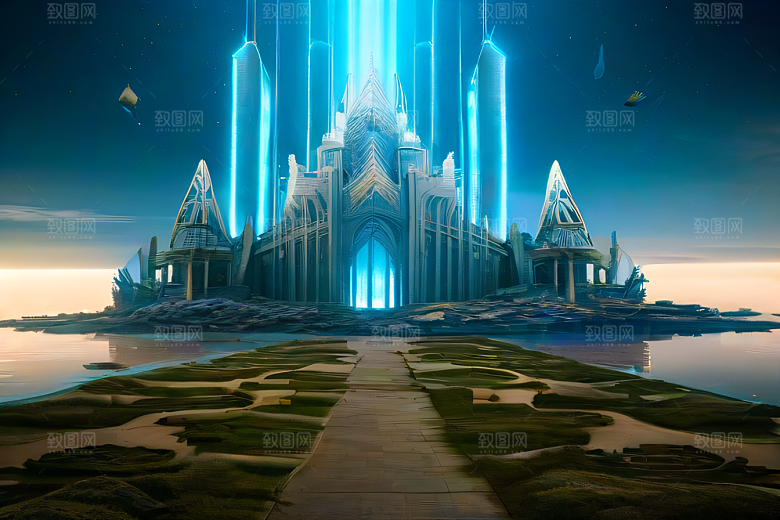 幻梦之境亚特兰蒂斯水晶宫的神秘景观