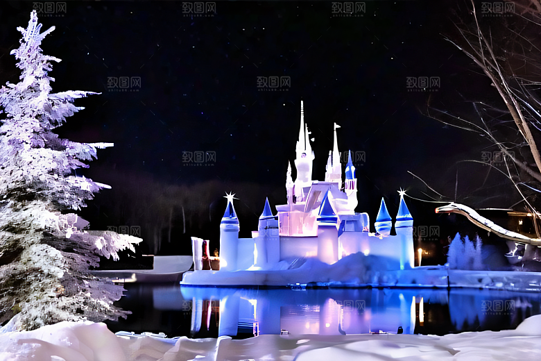 冰雪之美真实细腻的冬日风光