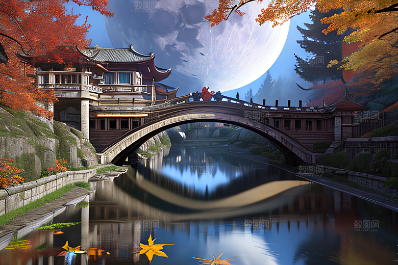 古代建筑的完美细节古风CG渲染魅力无限