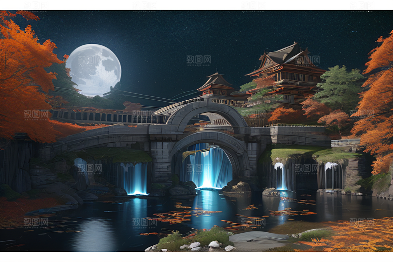电影般的光影效果生物发光与身体光的魔力