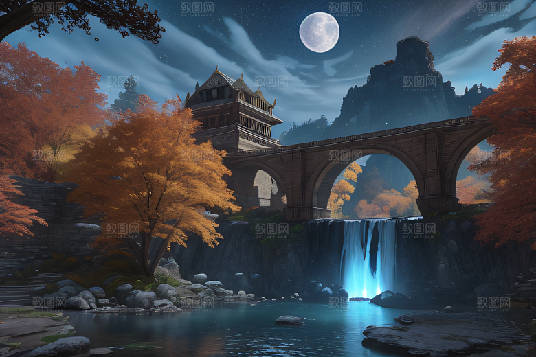 古代建筑的完美细节古风CG渲染魅力无限