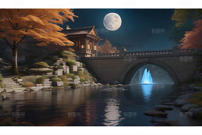 古代建筑的完美细节古风CG渲染魅力无限
