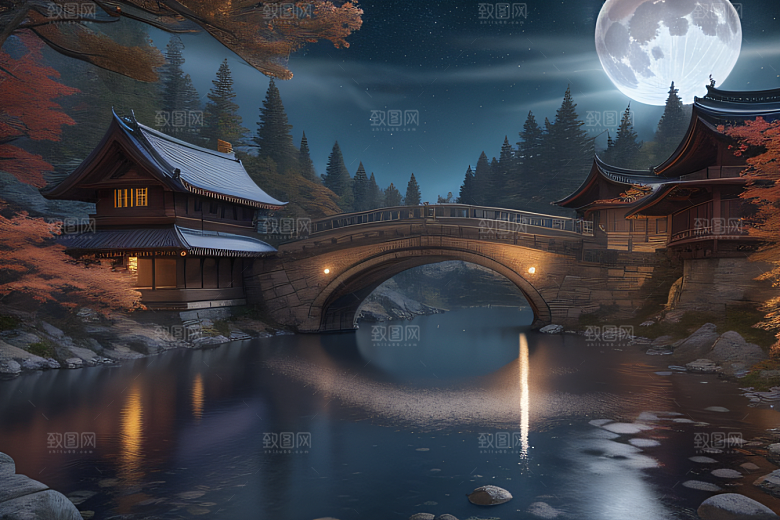 古代建筑的完美细节古风CG渲染魅力无限