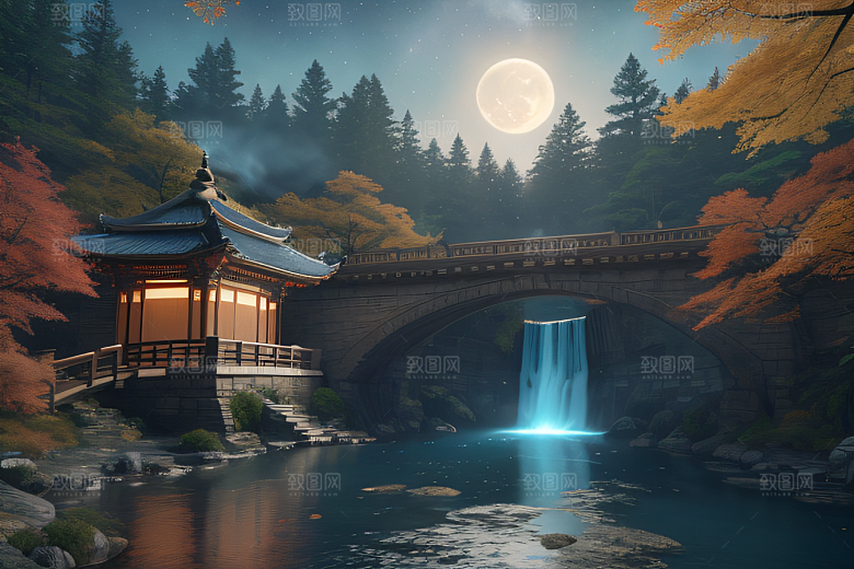 奇幻建築八千級高清亭台樓閣