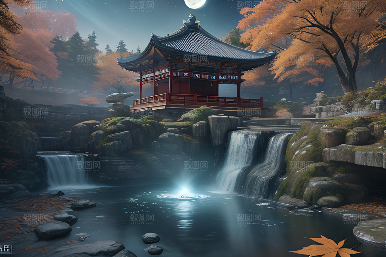 奇幻建築八千級高清亭台樓閣