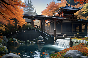奇幻建築八千級高清亭台樓閣