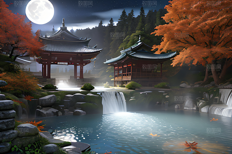 奇幻建築八千級高清亭台樓閣