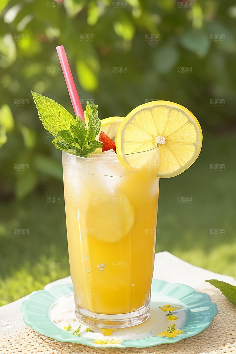 夏日清凉饮品冰镇美味消暑必备