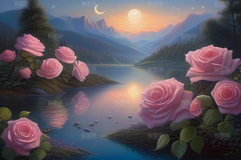 星河花语迷人而唯美的仙境奇观