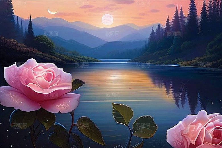 星河花语迷人而唯美的仙境奇观