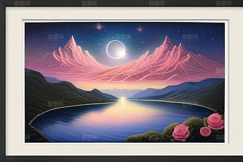 星河花语迷人而唯美的仙境奇观