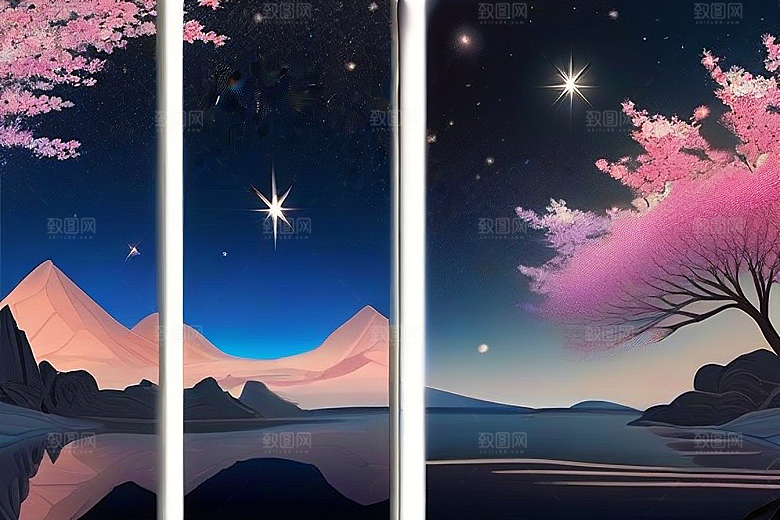 星河花语迷人而唯美的仙境奇观