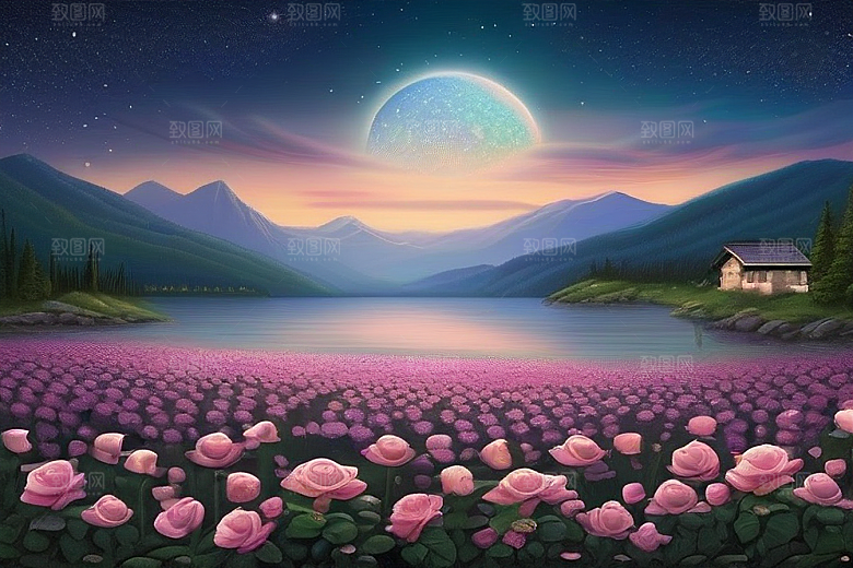 山河星语星空玫瑰的浪漫传说