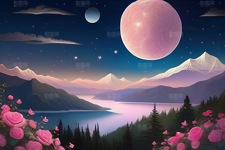 山河星语星空玫瑰的浪漫传说