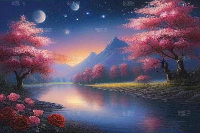 山河星语星空玫瑰的浪漫传说