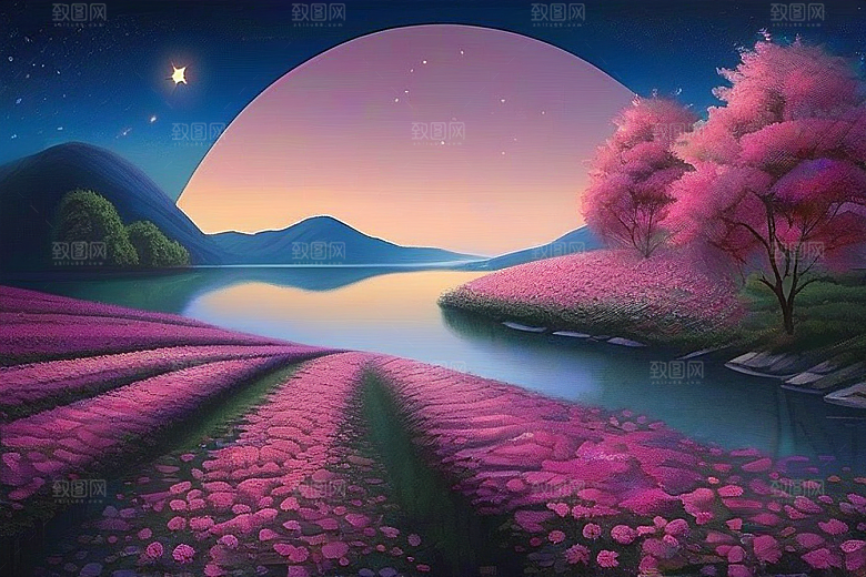山河星语星空玫瑰的浪漫传说