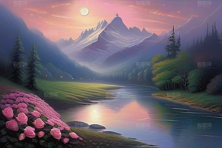 山河星语星空玫瑰的浪漫传说