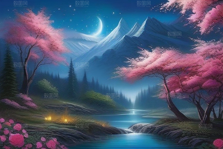 山河星语星空玫瑰的浪漫传说