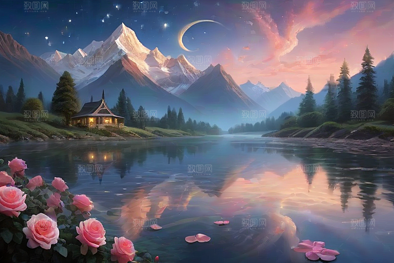 山河星语星空玫瑰的浪漫传说