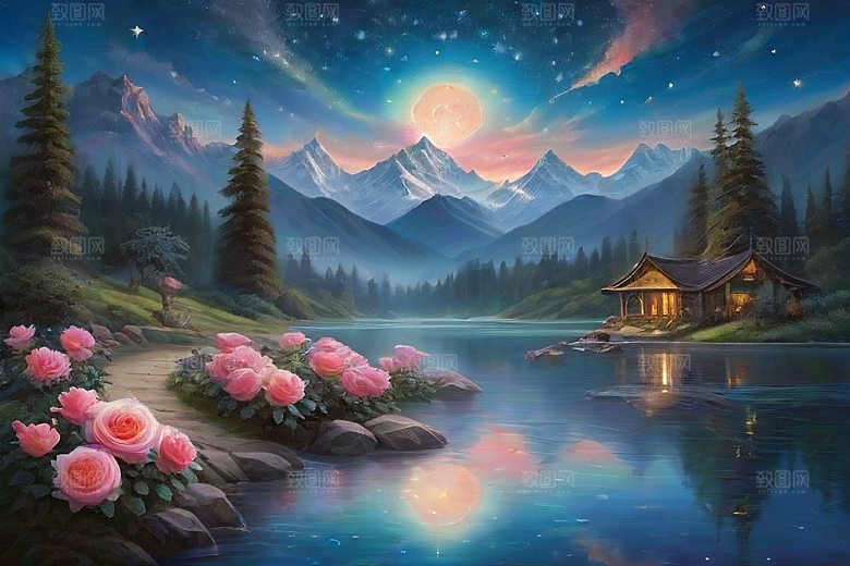 山河星语星空玫瑰的浪漫传说