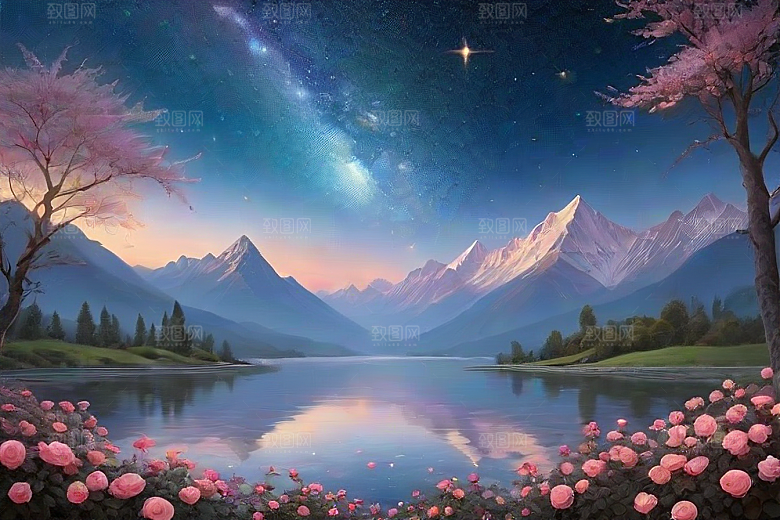 山河星语星空玫瑰的浪漫传说