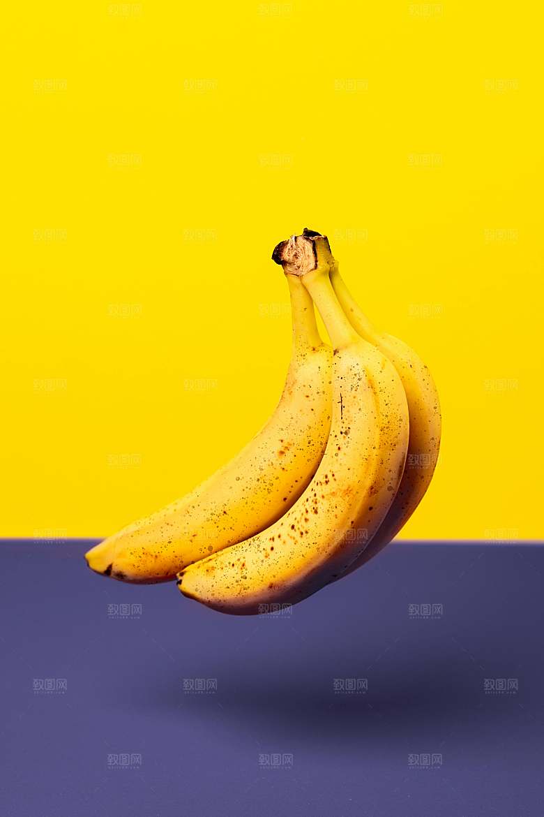 香蕉摄影特写素材元素